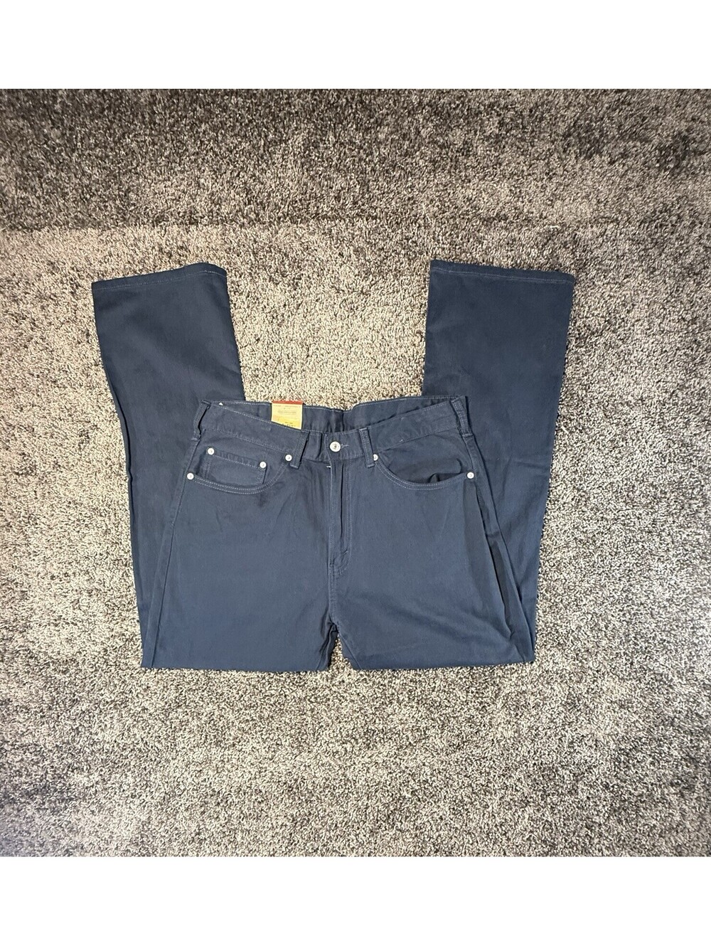 Levis 517 Bootcut Pants Mens 36x32 Dark Navy Blue  100% Cotton Twill